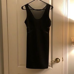 Lulus Little Black Mesh Dress